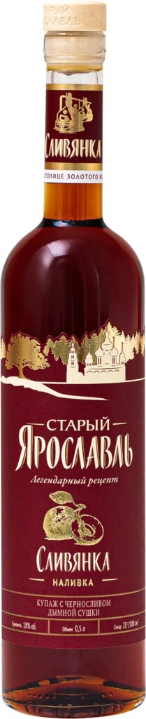 Ликер Старый Ярославль Сливянка, наливка, 0.5 л купить в Москве – цена на "Staryj Yaroslavl" Slivyanka, 500 мл в магазине Winecantina.ru