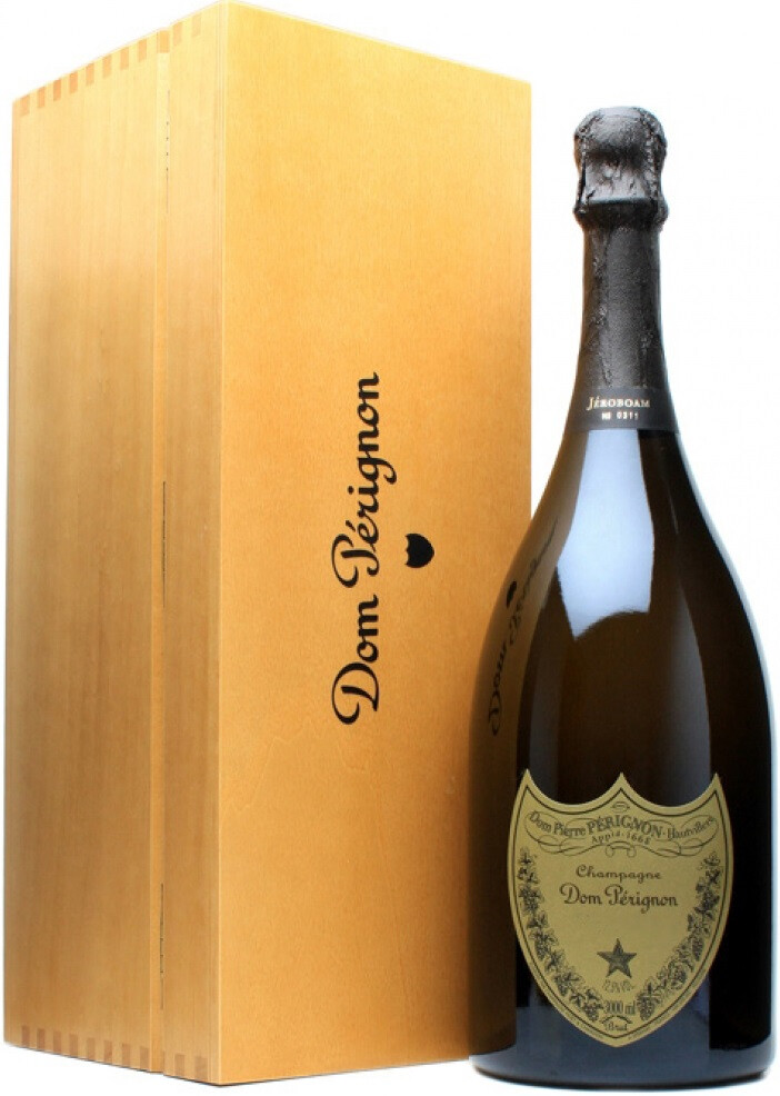 Купить Шампанское Dom Perignon, 2006, wooden box, 3 л Сухое - цена