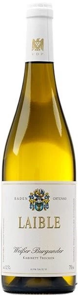 Вино Andreas Laible, Weisser Burgunder Kabinett Trocken, 2016