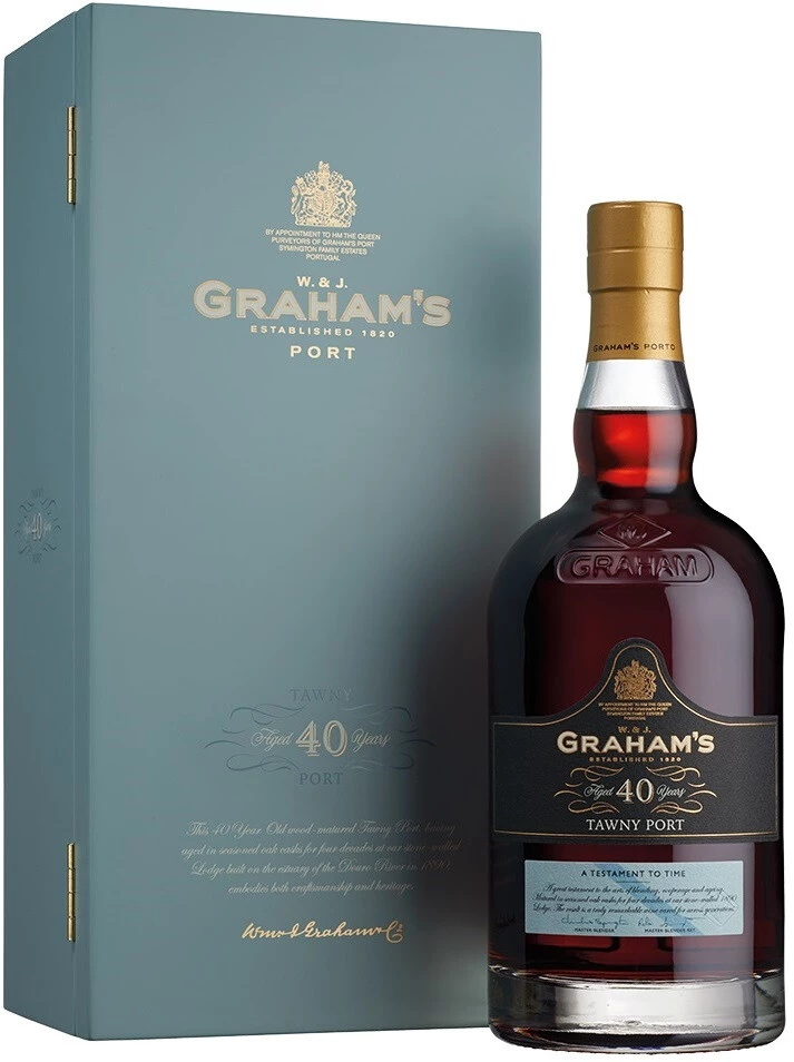 Портвейн Graham's 40 Year Old Tawny Port, gift box