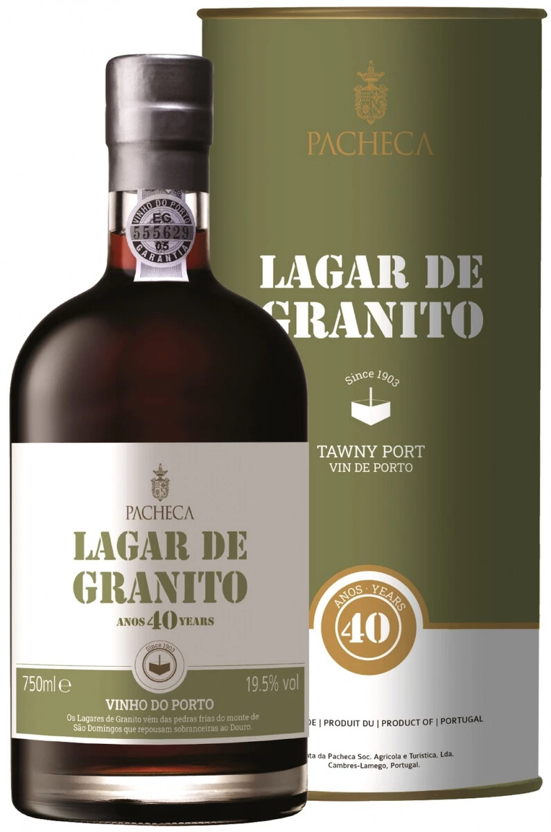 Портвейн Quinta da Pacheca, Lagar de Granito Porto 40 Anos, gift tube