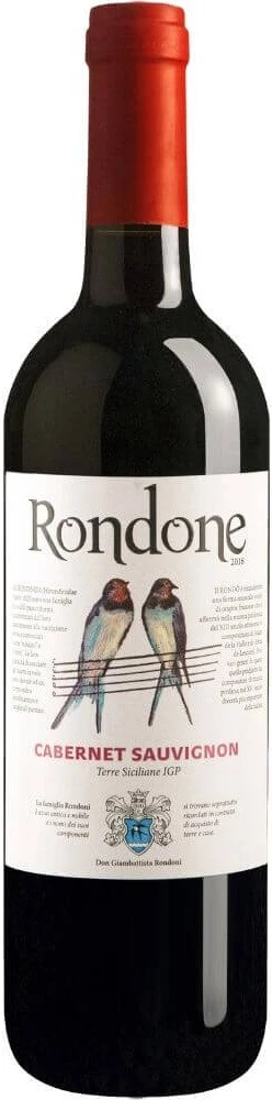 Вино Rondone Cabernet Sauvignon, Terre Siciliane IGP, 2021