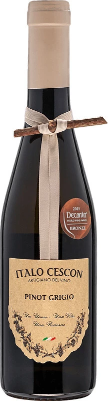 Вино Italo Cescon, Pinot Grigio, Friuli Grave DOC, 2019, 375 мл