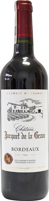 Вино Chateau Jacquet de la Grave, Bordeaux AOP, 2014