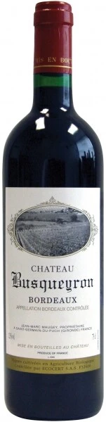 Вино Chateau Busqueyron Rouge Bordeaux AOC 2008