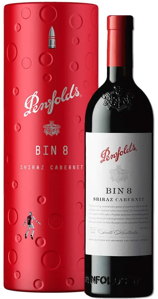 Вино Penfolds, Bin 8 Cabernet Shiraz, 2019, in tube