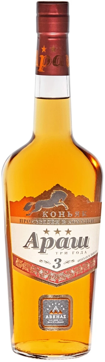 Коньяк Араш 3-летний, 0.5 л