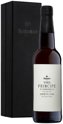 Херес Barbadillo, Principe VORS Amontillado, 30 years, Jerez DO, gift box, 375 мл