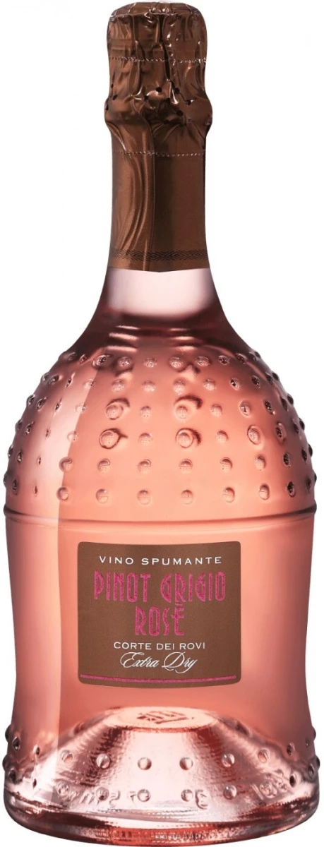 Игристое вино Villa degli Olmi, Corte dei Rovi Pinot Grigio Rose Spumante Extra Dry