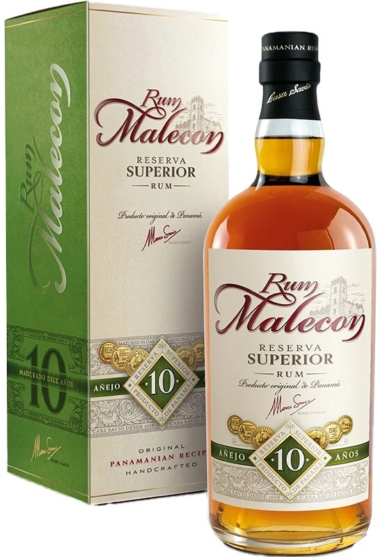 Ром Malecon, Reserva Superior Anejo 10 Anos, gift box,  0.7 л