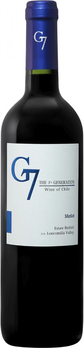 Вино Vina Carta Vieja, G7 Merlot, Loncomilla Valley DO, 2023
