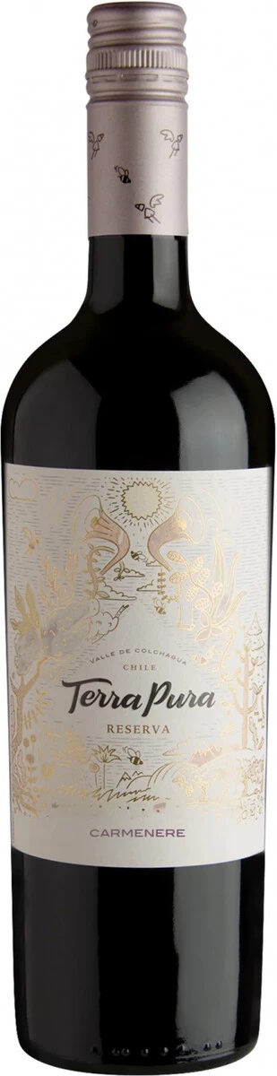 Вино Terra Pura Reserva Carmenere, Valle de Colchagua DO, 2023