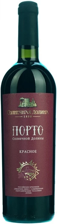 Вино Порто Солнечной Долины Красное