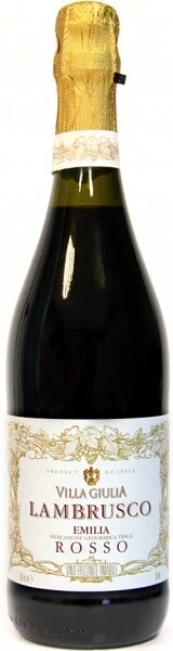 Вино игристое lambrusco emilia rosso