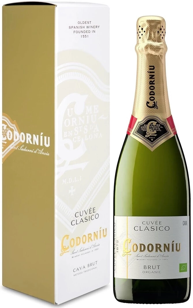 Игристое вино Codorniu Clasico Brut, gift box