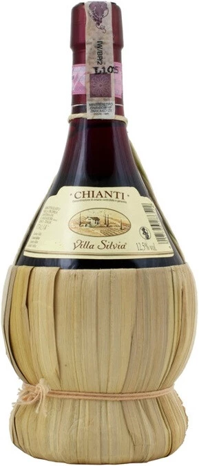 Вино Villa Silvia Chianti DOCG, in Fiasco