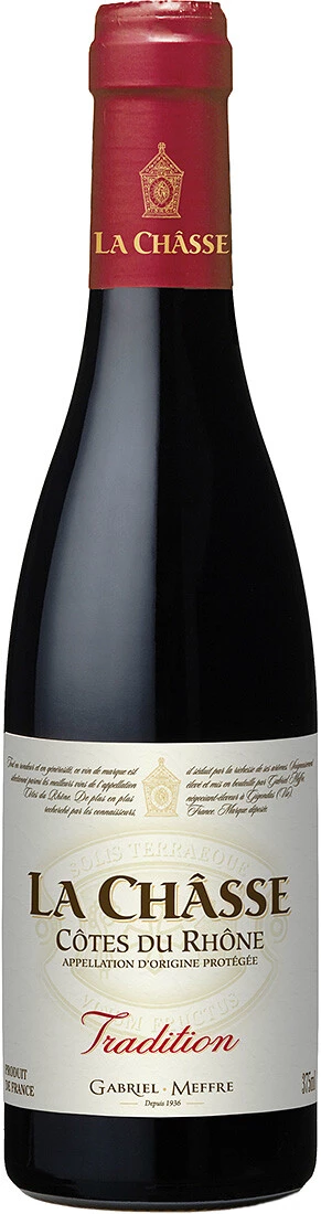 Вино Gabriel Meffre, La Chasse Tradition, Cotes du Rhone АОC, 2016, 375 мл