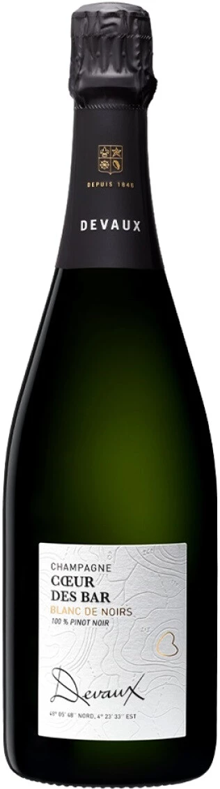 Шампанское Devaux, Coeur des Bar Blanc de Noirs Brut, Champagne AOC