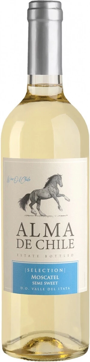 Вино Alma de Chile Moscatel Semi Sweet, Valle del Itata DO, 2024