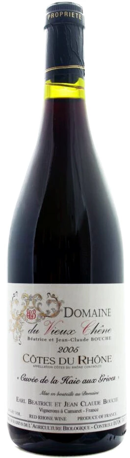 Вино Cotes du Rhone Cuvee de la Haie aux Grives AOC, 2006