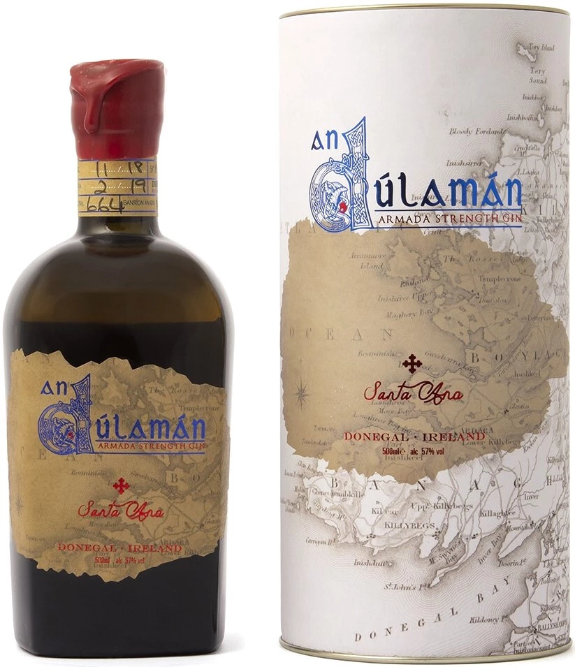 Джин An Dulaman Santa Ana Armada Strength Gin, in tube, 0.5 л
