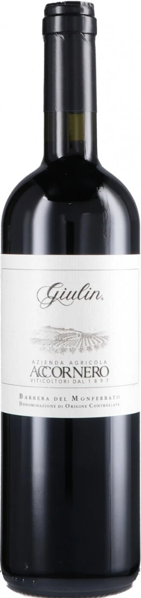 Вино Accornero, Giulin, Barbera del Monferrato DOC, 2015
