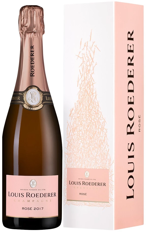 Шампанское Louis Roederer, Brut Rose AOC, 2017, gift box