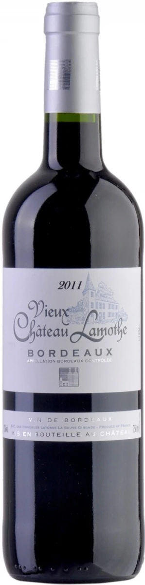 Вино Vieux Chateau Lamothe Rouge, Bordeaux AOC, 2011