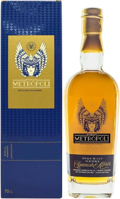Виски Metropoli Spanish Affair Pure Malt, gift box, 0.7 л