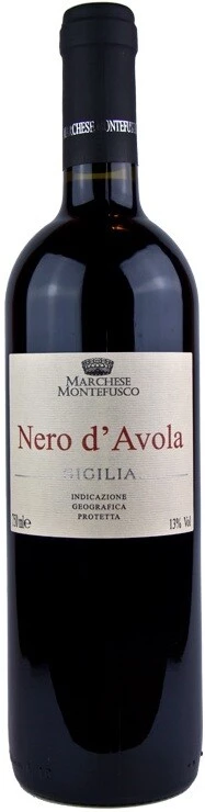 Вино Marchese Montefusco Nero d'Avola, Sicilia IGT, 2019