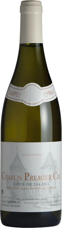 Вино Gerard Tremblay, Chablis Premier Cru Cote de Lechet AOC, 2015