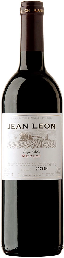 Вино Jean Leon, Vinya Palau Merlot, Penedes DO, 2004