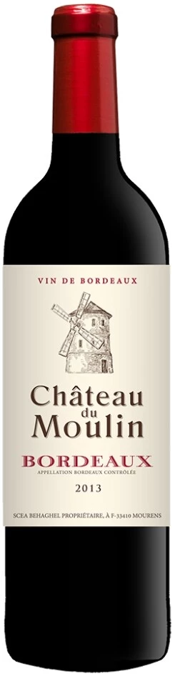 Вино Chateau du Moulin, Bordeaux AOC, 2013