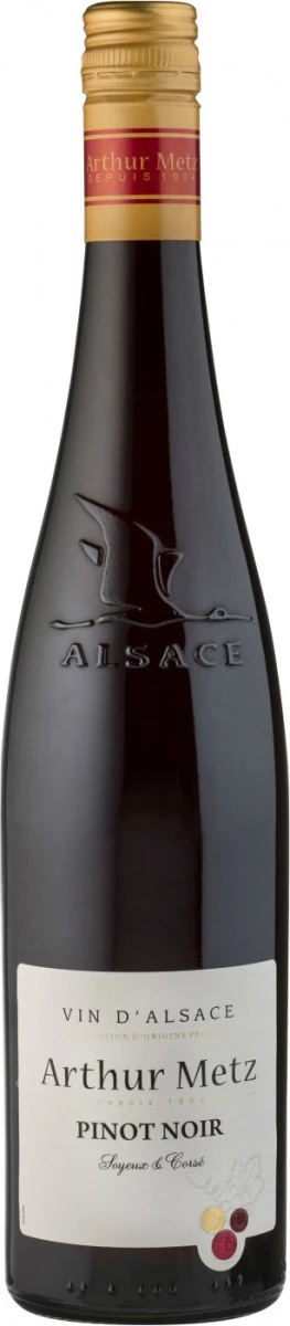 Вино Arthur Metz, Vin d'Alsace Pinot Noir AOP