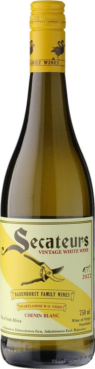 Вино A.A. Badenhorst, Secateurs Chenin Blanc, Swartland WO, 2022