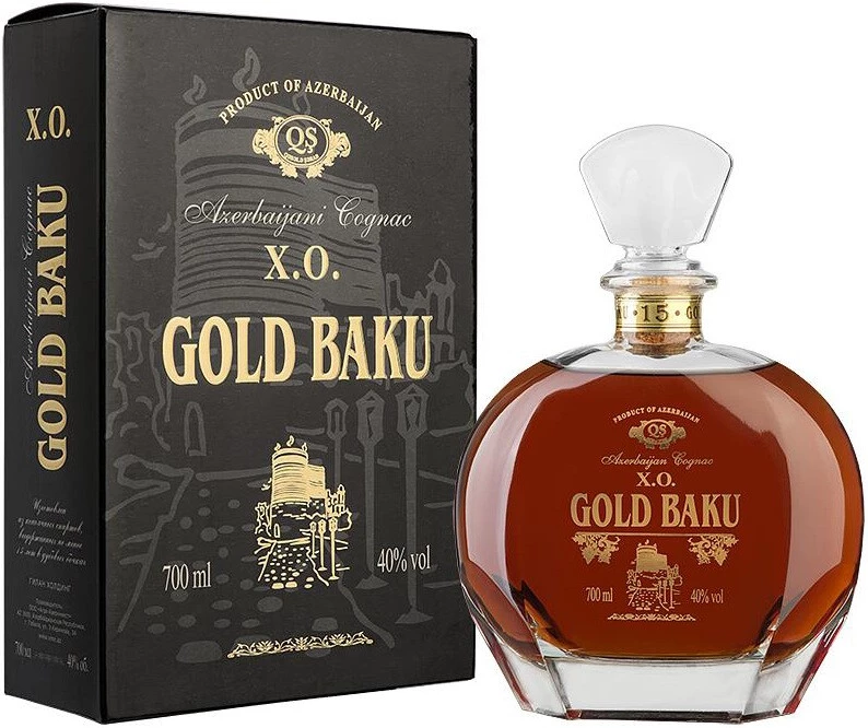 Купить Коньяк Gold Baku XO 15 Years Old, gift box, 0.7 л - цена 9