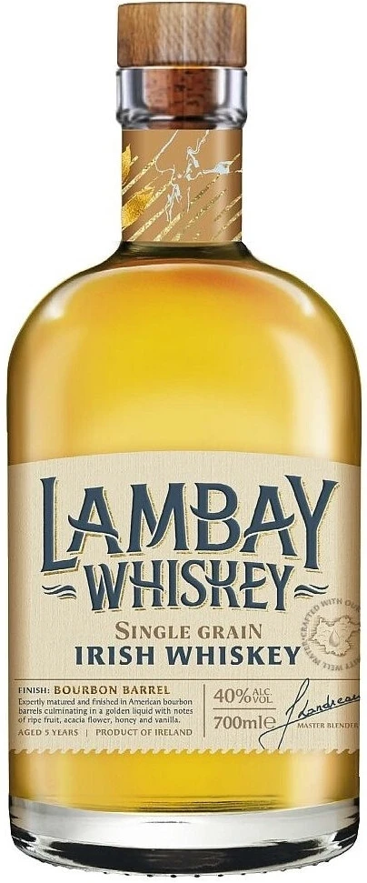 Виски Lambay Single Grain Irish Whiskey, 0.7 л