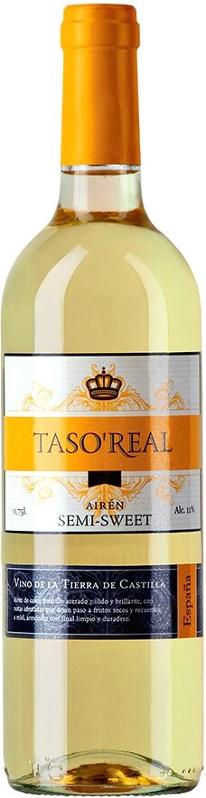 Вино Taso Real Airen Semi-Sweet VdT