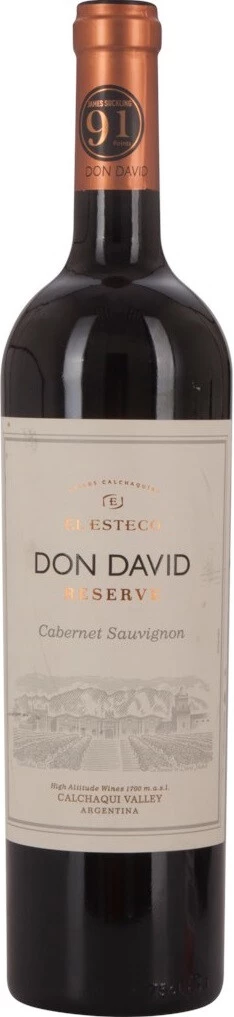 Вино El Esteco, Don David Cabernet Sauvignon Reserve, 2017