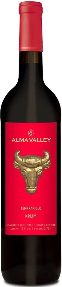 Вино Alma Valley Tempranillo, 2018