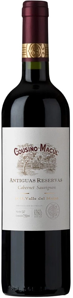 Вино Cousino-Macul, Antiguas Reservas Cabernet Sauvignon, Maipo Valley, 2018