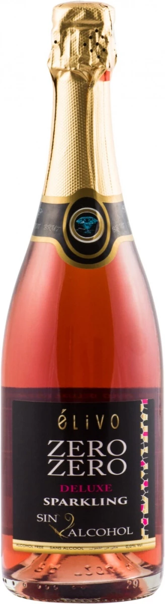 Игристое вино Elivo, Zero Zero Deluxe Espumoso Rose, No Alcohol