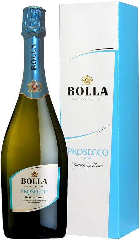 Игристое вино Bolla, Prosecco DOC Extra Dry, gift box