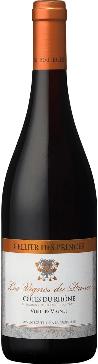 Вино Cellier des Princes, Les Vignes du Prince, Cotes du Rhone AOC, 2016