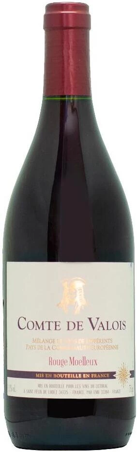 Вино Comte de Valois Rouge Moelleux