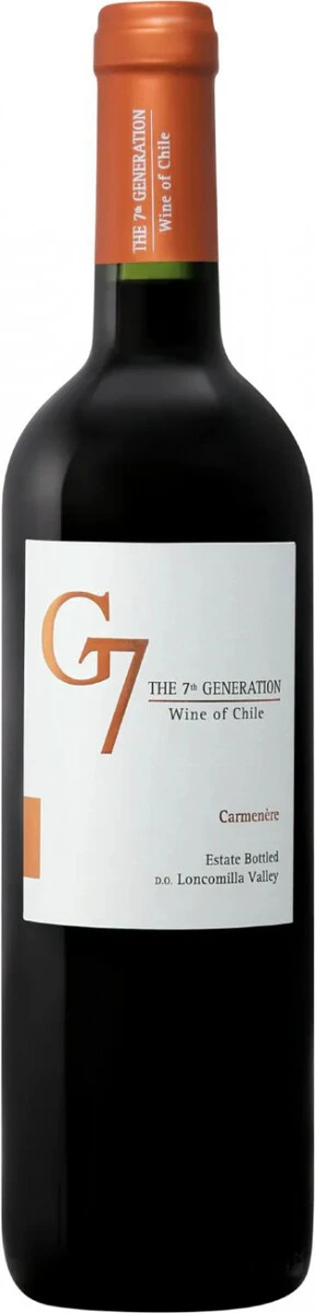 Вино Vina Carta Vieja, G7 Carmenere, Valley del Loncomilla DO, 2023