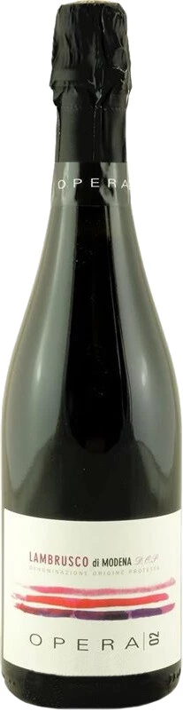 Игристое вино Ca' Montanari, Opera 02 Amabile, Lambrusco di Modena DOP