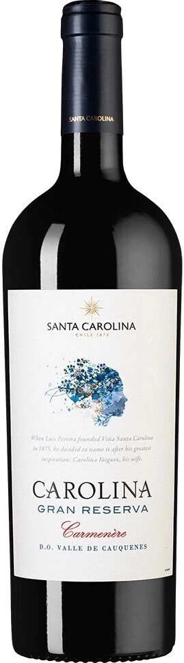 Вино Santa Carolina, Gran Reserva Carmenere, Valle del Rapel DO, 2023
