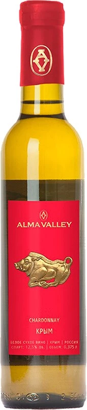 Вино Alma Valley Chardonnay, 2015, 375 мл