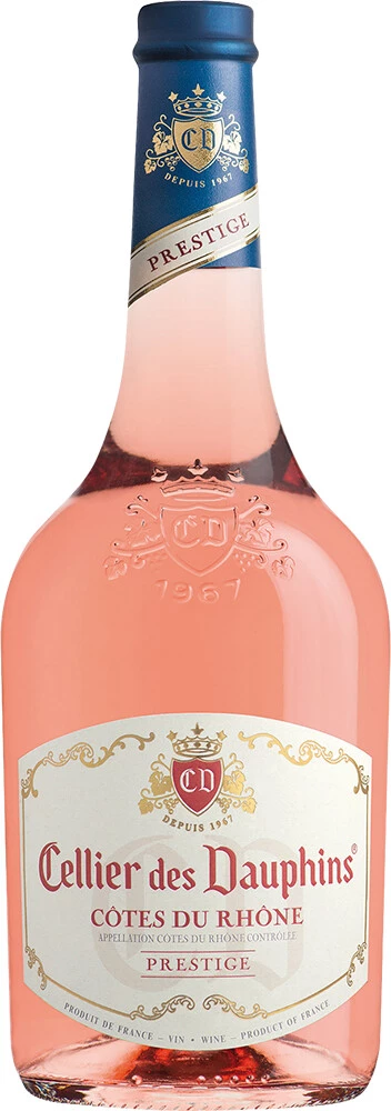 Вино Cellier des Dauphins, Prestige Rose, Cotes du Rhone AOC, 2018
